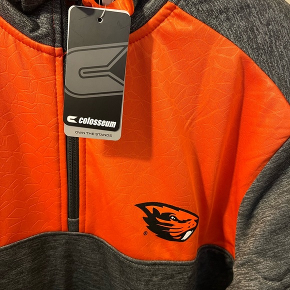 NWT Colosseum Men's Oregon State Beavers Olympus 1/4 Zip Pullover (M) - Picture 2 of 4